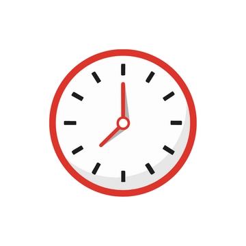 Free Simple Clock Clipart to Edit Online
