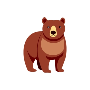 Free Cartoon Bear Clipart to Edit Online
