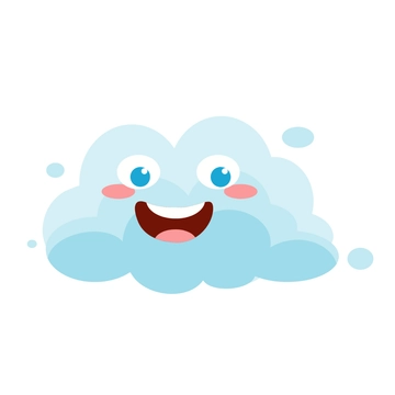 Free Cartoon Cloud Clipart to Edit Online