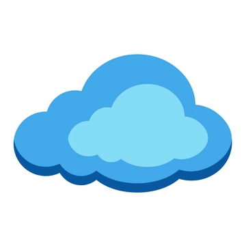 Free Blue Cloud Clipart to Edit Online