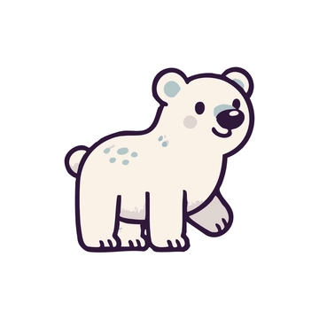 Free Polar Bear Clipart to Edit Online