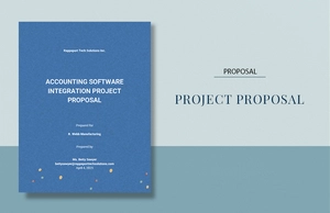 Project Proposal Sample Template