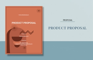Product Proposal Sample Template