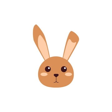 Free Bunny Face Clipart to Edit Online