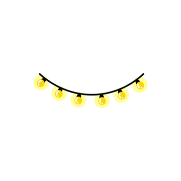 Free Transparent Christmas Lights Clipart to Edit Online