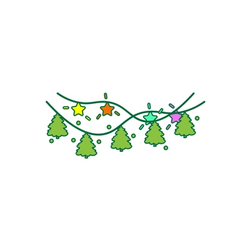 Free Cartoon Christmas Lights Clipart to Edit Online