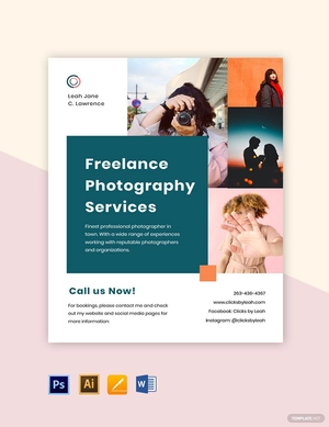 Freelance Advertisement Flyer Template