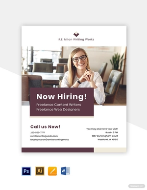 Freelancer Job Flyer Template