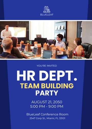 Free HR Invitation Template to Edit Online