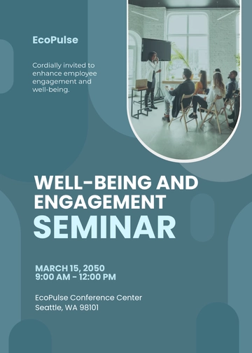Free HR Seminar Invitation Template to Edit Online