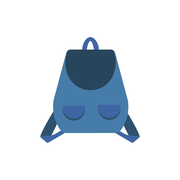 Free Simple Backpack Clipart to Edit Online