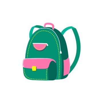 Free Colorful Backpack Clipart to Edit Online