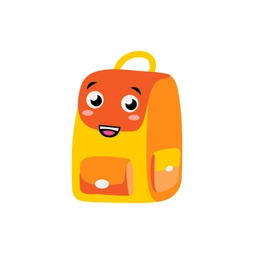 Free Cute Backpack Clipart to Edit Online