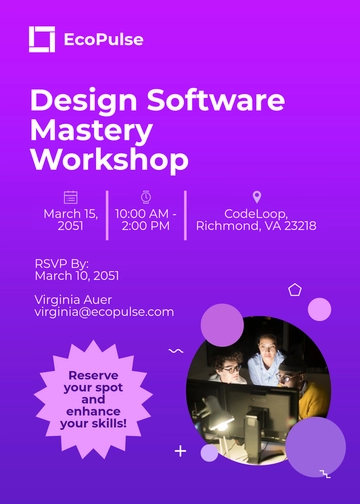 Free Design Employee Training HR Invitation Template to Edit Online