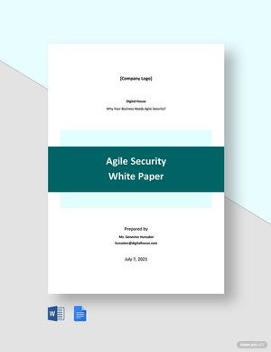 Agile Security White Paper Template