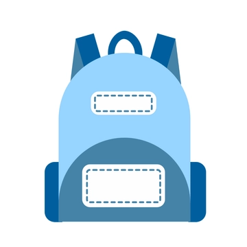 Free Minimalist Backpack Clipart to Edit Online