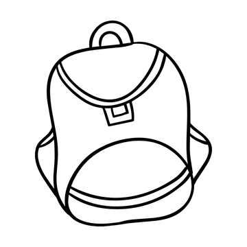 Free Hand-Drawn Backpack Clipart to Edit Online