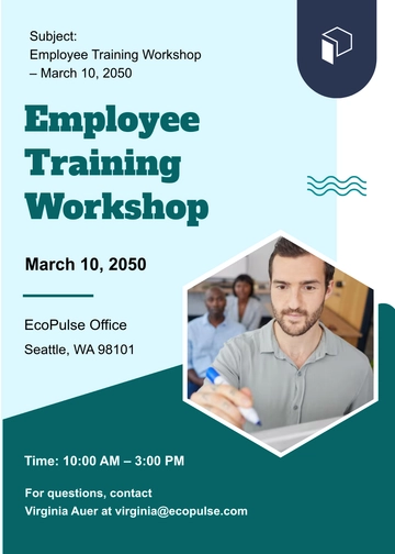 Free HR Email Invitation Template for Employee to Edit Online