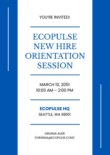 Free Event Card HR Invitation Template to Edit Online