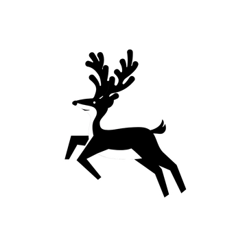Free Black and White Reindeer Clipart to Edit Online Free Black and White Reindeer Clipart to Edit Online