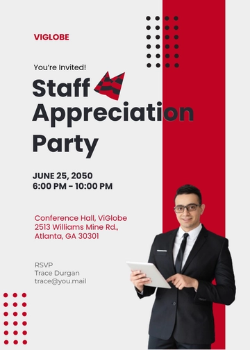Free Appreciation Invitation Template to Edit Online