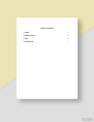 University Compensation Policy Template