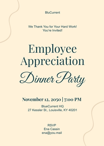 Free Blank Thank You Appreciation Invitation Template to Edit Online