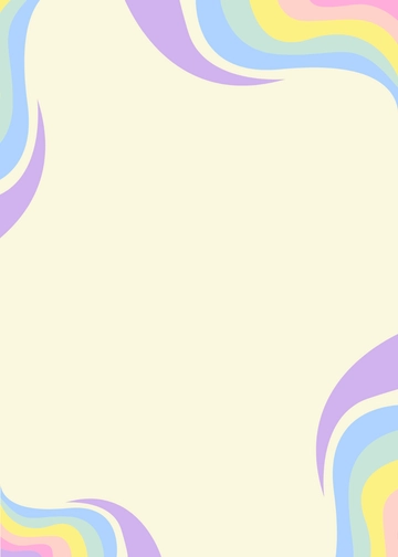 Free Rainbow Invitation Background Template for Kids to Edit Online