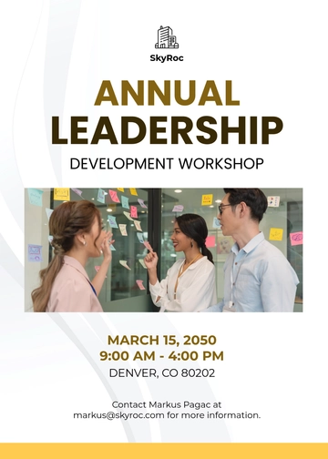 Free Annual Workshop Event Invitation Template to Edit Online