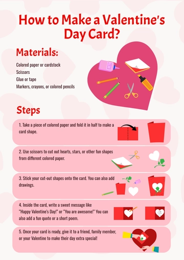 How to Make a Valentine's Day Card? Template - Edit Online & Download