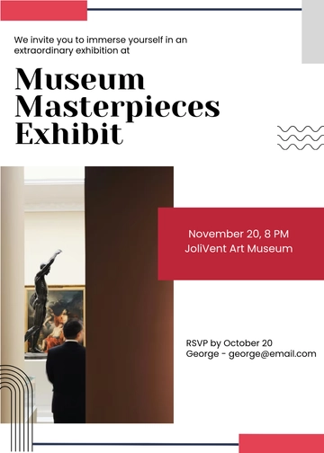 Professional Museum Exhibition Invitation Template - Download | Template.net