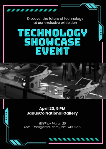 Technology Exhibition Invitation Template - Download | Template.net