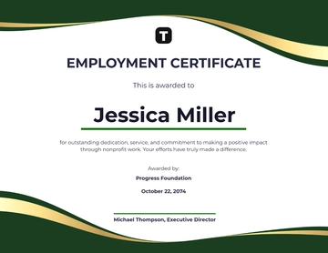 Green and Gold Achievement Certificate Template - Download | Template.net