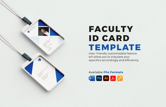 Faculty ID Card Template