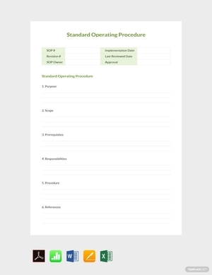 Simple SOP Template