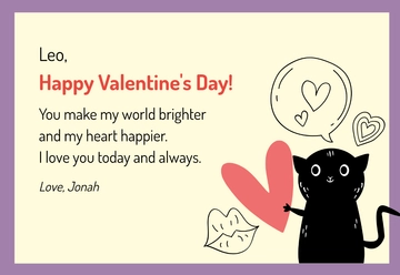 Valentine's Day Cards for Him Template - Edit Online & Download
