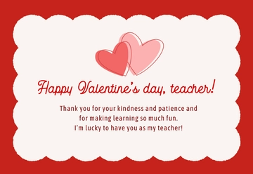 Printable Valentine's Day Card for Students Template - Edit Online & Download
