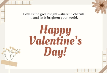 Handmade Valentine's Day Card Design Template - Edit Online & Download