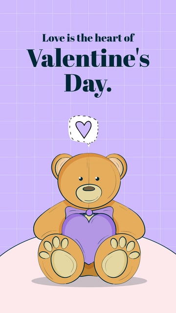 Valentine's Day Background for Phone Template - Edit Online & Download