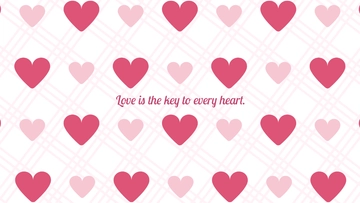 Valentine's Day Background Preppy Template - Edit Online & Download