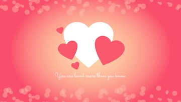 Valentine's Day Glitter Background Template - Edit Online & Download