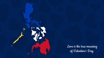 Philippine Valentine's Day Background Template - Edit Online & Download