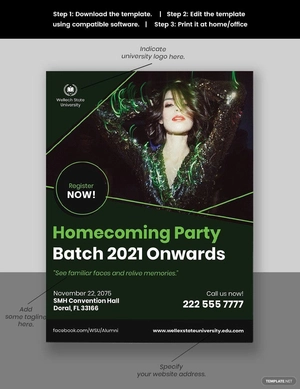 University Event Flyer Template