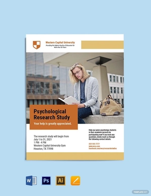 Research Study Flyer Template