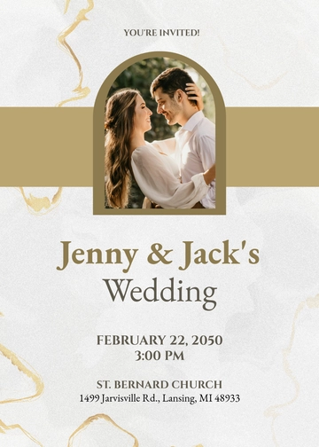 Couple Photo Invitation Template - Edit Online & Download