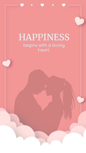 Aesthetic Valentine's Day Background Iphone Template - Edit Online & Download