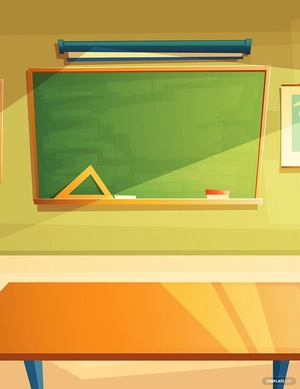 Classroom Zoom Virtual Background Template