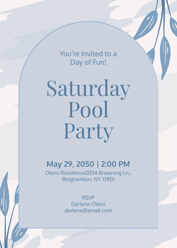 Boho Watercolor Invitation Template - Edit Online & Download