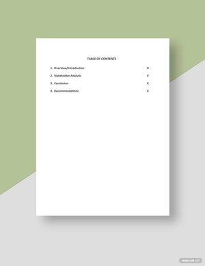 University Stakeholder Analysis Template