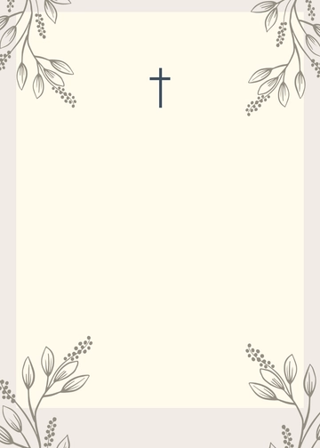 Background Online Memorial Invitation Template - Edit Online & Download